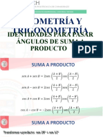 Identidades de Suma A Producto