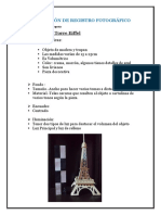 Planificación de Registro Fotográfico