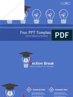 Smart Graduation Hat PowerPoint Templates