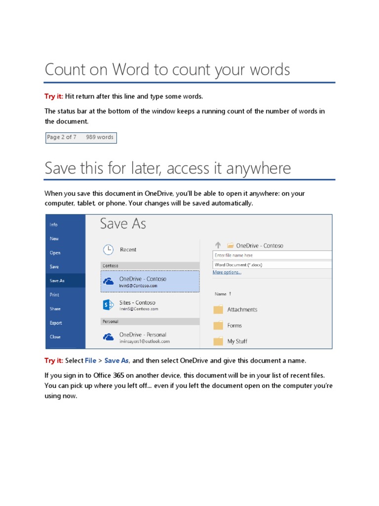 Master Word: Count, Save, Share, Format | PDF | Digital Technology ...