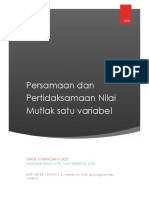 Persamaan Dan Pertidaksamaan Nilai Mutlak PDF