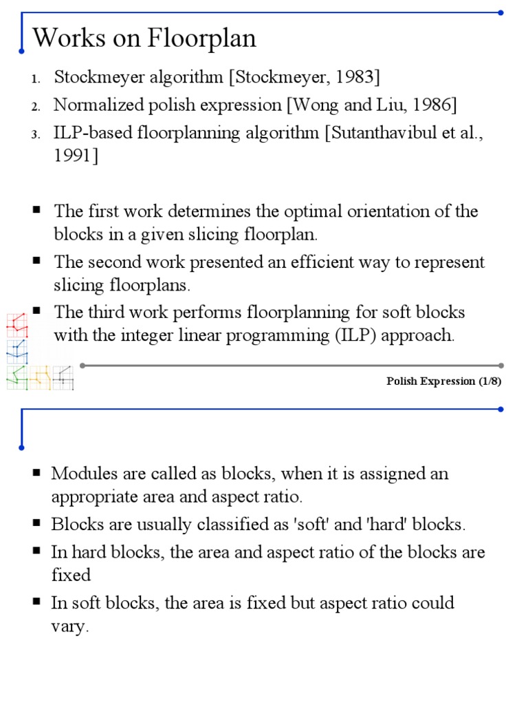 Works On Floorplan: Polish Expression (1/8) | PDF | Linear Programming ...