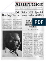 New SENIOR Saint Hill Special Briefing Course Launched at ASHO