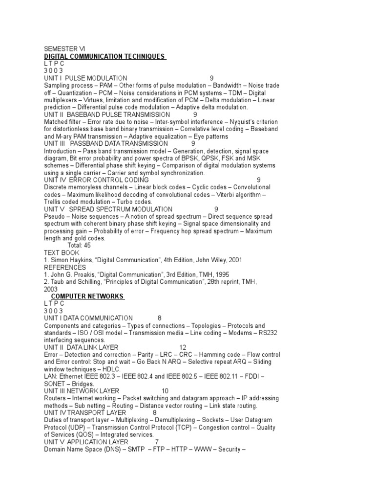 Digital Communication and Networking Techniques | PDF | Antenna (Radio ...