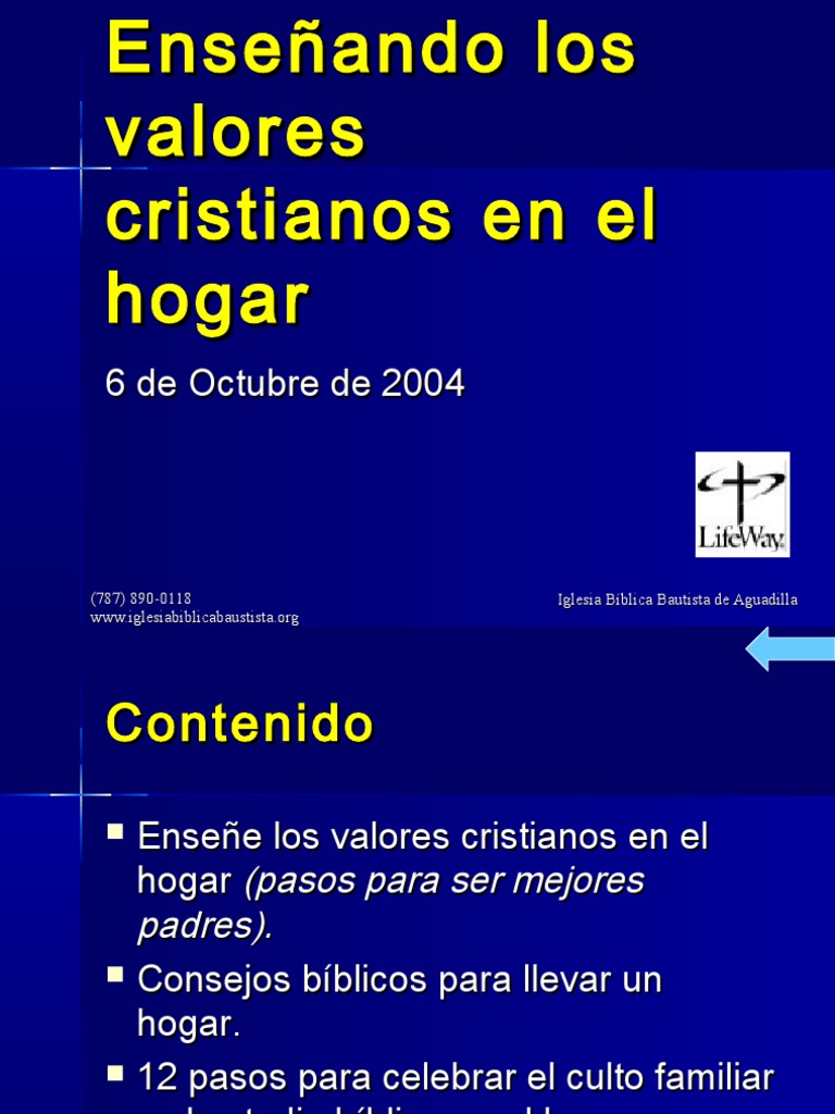 Enseñando Valores Cristianos en el Hogar | PDF | Oración ...