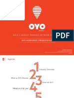 Oyo Corporate Presentation: India'S Largest Branded Network of Hotels