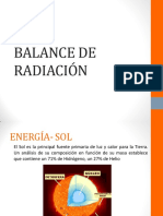 Balance de Radiación