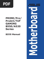 Prime/Pro/ Proart/Tuf Gaming B550/A520 Series: Bios Manual