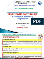 Clase nc2b08 Coordenadas Normales y Tangenciales PDF
