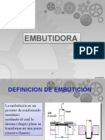 Embutición: proceso y cálculos para su correcta realización