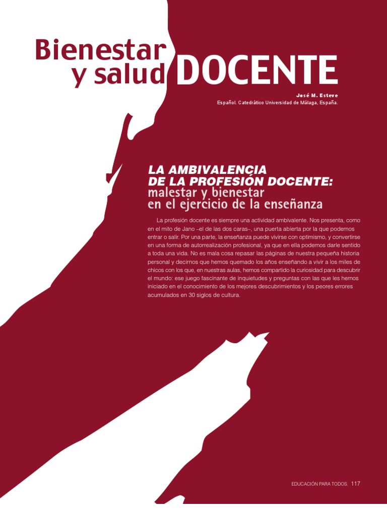 Bienestar Salud Docente Esteve | PDF | Maestros | Bienestar