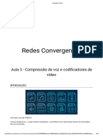 Aula 3  Compressão de voz e codicadores de video