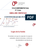 Semana 7 Sesion 1 - Continuidad de Funciones PDF