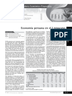 Economia Peruana en El Primer Trimestre 2013