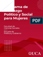 Programa de Liderazgo Politico y Social para Mujeres AGOSTO