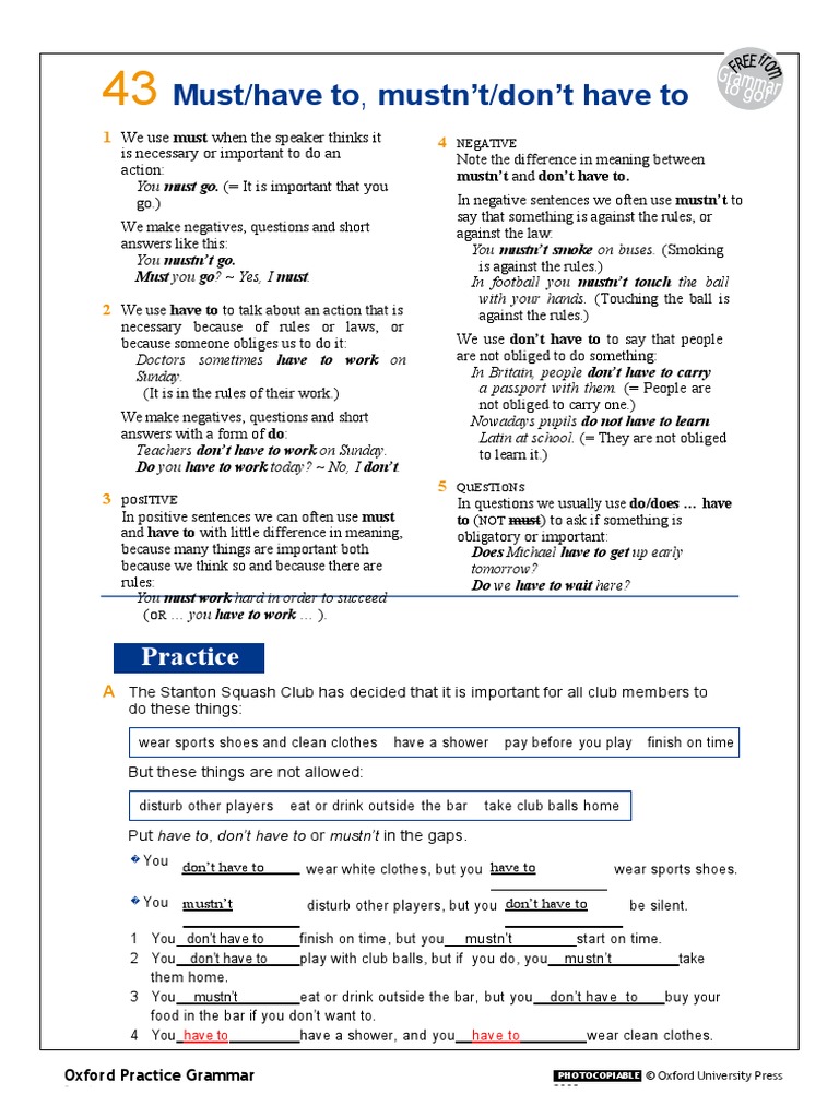 Must Have To Worksheet Linguistic Typology Language Mechanics