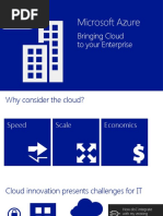 Microsoft Azure: Bringing Cloud To Your Enterprise