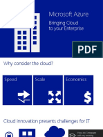 Microsoft Azure: Bringing Cloud To Your Enterprise