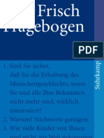 Max Frisch Fragebogen