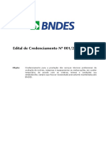 Credenciamento BNDES avaliação imóveis máquinas embarcações