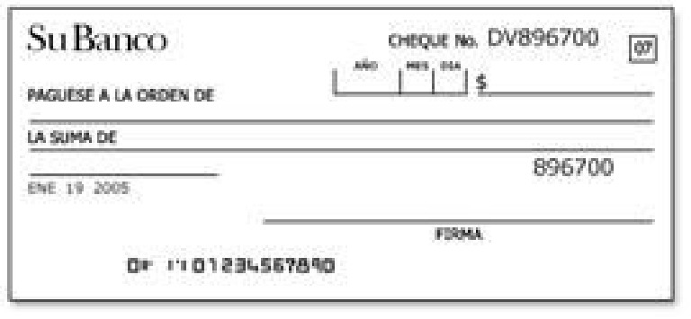 Formato Cheque | PDF