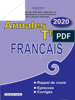 Annales Francais TLE A PDF