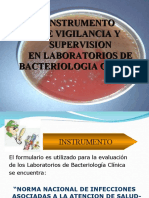 INSTRUMENTOS DE SUPERVISION - MICROBIOLOGIA