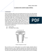 Heat Transfer Analysis of Air Cooled IC Engine With Fins: Roll No: MDM17B008