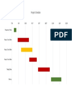Manual PowerPoint Gantt Chart Template