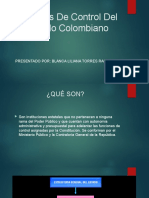 Órganos De Control Del Estado Colombiano