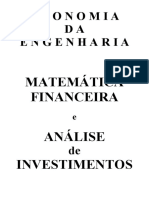 Matemática Financeira - Analise de Investimentos