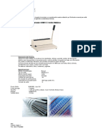 Encuadernadora Anillo Metalico 3x1 AMW