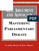 (G - Reference, Information and Interdisciplinary Subjects) John Meany, Kate Shuster-Art, argument, and advocacy_ mastering parliamentary debate  -IDEA (2002).pdf