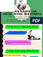 Ejercicio Terapeutico, Pasivo, Activo, Masoterapia-Ilp-Marisol