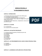 Programa de Derecho Procesal IV PDF