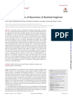 Crossm: Prognostic Indicators of Recurrence of Bacterial Vaginosis