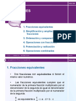 Fracciones y Operaciones Combinadas Con Fracciones