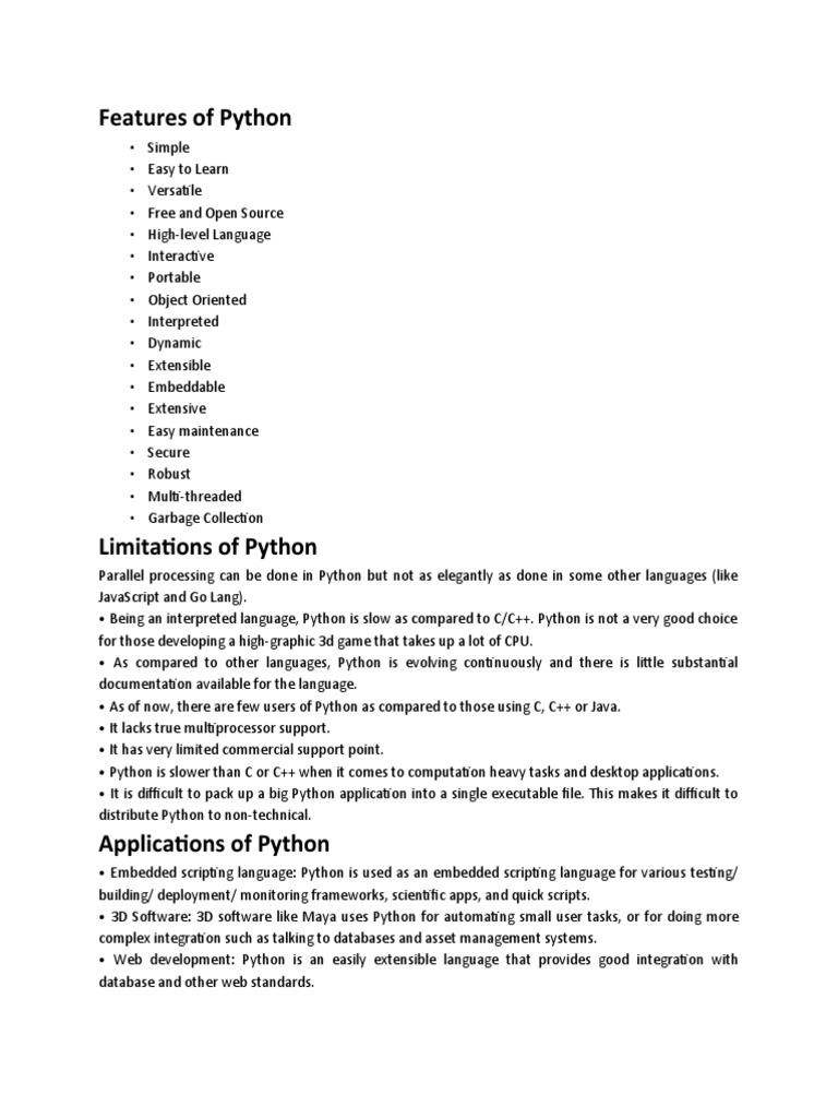 Unit-1-1 Python | PDF | Python (Programming Language) | Data Type