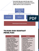 Pengaruh Komunikasi, Motivasi, Dan Disiplin Terhadap Kinerja Karyawan