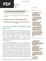 How To Fix "ERR - EMPTY - RESPONSE" Google Chrome Error