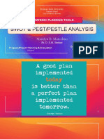 SWOT AND PESTLE ANALYSIS PPT - MANILYN B. MARCELINO (Autosaved)