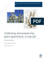 Tony Bean - Collecting and Preserving Plant Specimens, A Manual