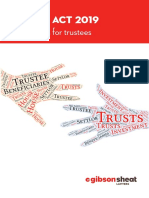 Trusts Act 2019 - Information