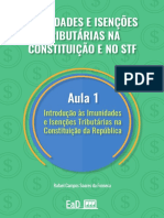 Imunidades e Isenções - Aula 1