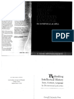 Edoc - Pub - Dominick Lacapra Rethinking Intellectual Historypd PDF