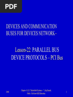 Parallel Bus Device Protocols - Pci Bus: Lesson - 22