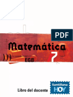 Matemática 7 EGB - Santillana PDF