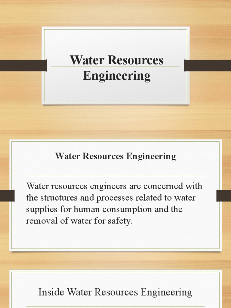 Water Resources Engineering Report | PDF | Science & Mathematics ...