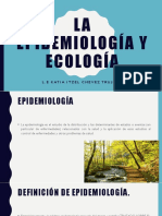 TEMA 1. La Epidemiologia y Ecologia