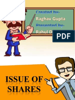 Issue of Shares